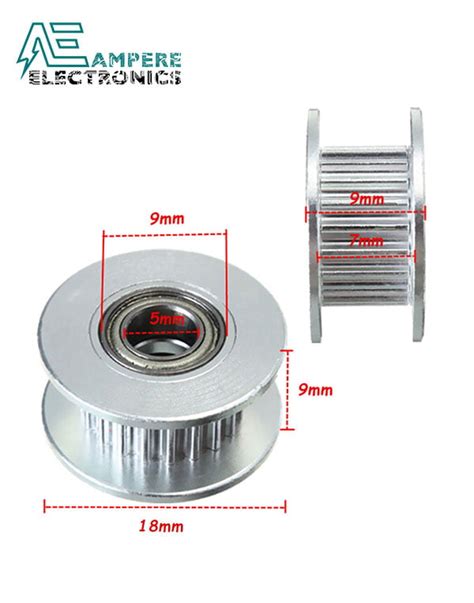 Teeth Gt Idler Pulley Mm Bore Ampere Electronics