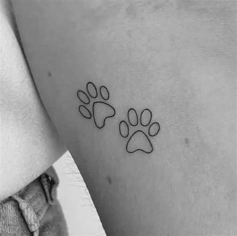 Patitas De Perrhijo Tatuajes Tatuaje De Perro Tatuajes De Huellitas