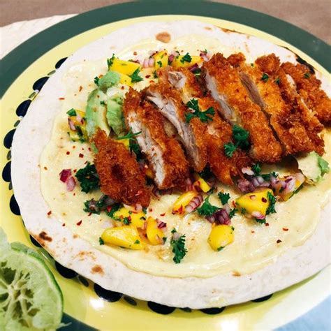 Wraps Met Crunchy Kip Kerrie Mayonaise En Mango Salsa Recept Smulweb