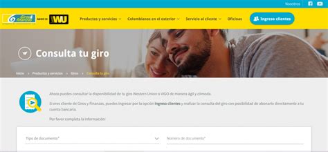 Western Union Colombia Env Os De Dineroconsulta Tu Giro En Minuto