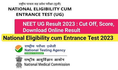 NEET Result 2023: Cut Off, Score, Answer Key Release Date | NEET UG ...