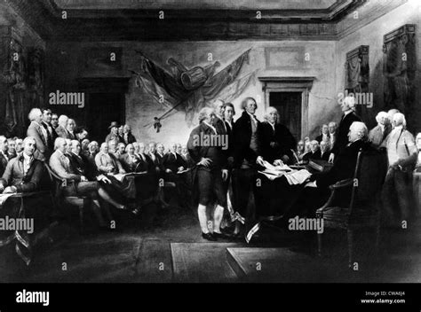 John Trumbull S Declaration Of Independence Commissioned In 1817 Courtesy Csu Archives