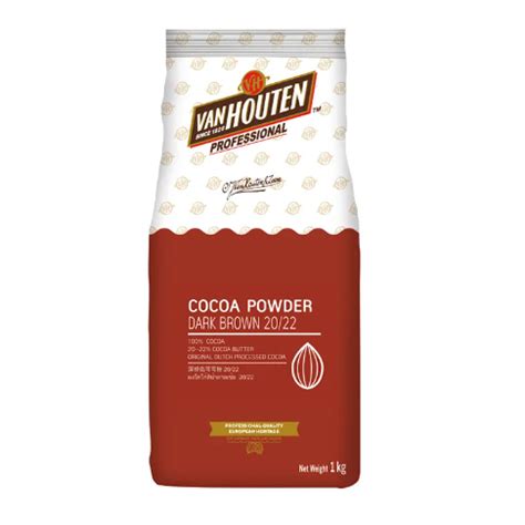 Van Houten Professional Cocoa Powder 100 Cocoa Dutch Processed No