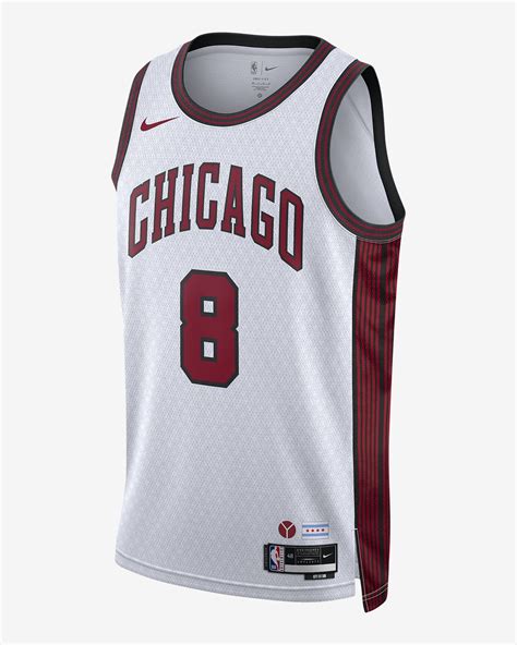 Jersey Swingman De La Nba Nike Dri Fit Zach Lavine Chicago Bulls City