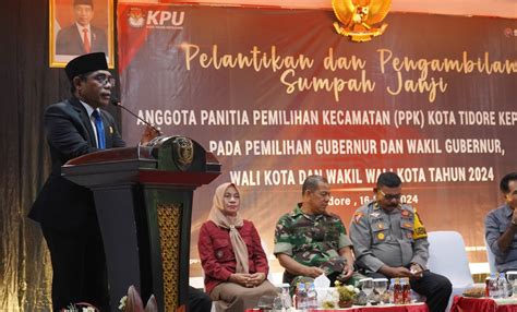 40 Anggota PPK Di Tidore Resmi Dilantik NarasiTimur