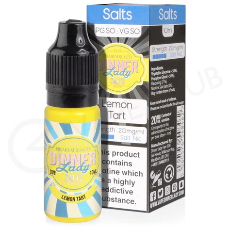 Lemon Tart Nic Salt E Liquid By Dinner Lady