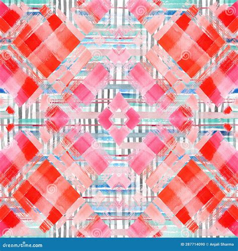 Digital Print Stripe Pattern Design Stock Illustration - Illustration ...