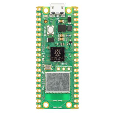 樹莓派raspberry Pi Pico W 微控制器開發板 Rp2040雙核處理器 24ghz Wireless Pico Wifi 版本