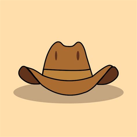 Ilustraci N De Vector De Sombrero De Vaquero Vector Premium