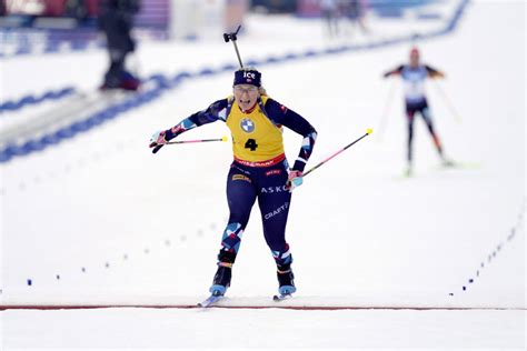 Biathlon La Norvégienne Tandrevold rebondit sur l individuel d Oslo