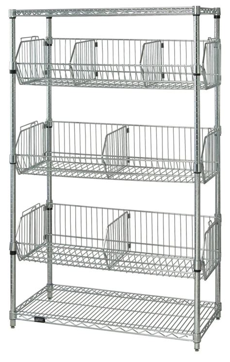 Wire Basket Shelving Units