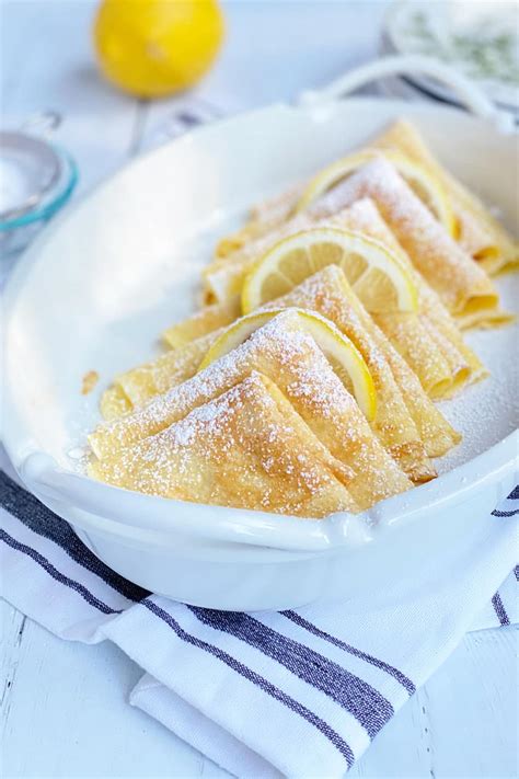 Irish Shrove Tuesday Pancakes with Lemon - 31 Daily