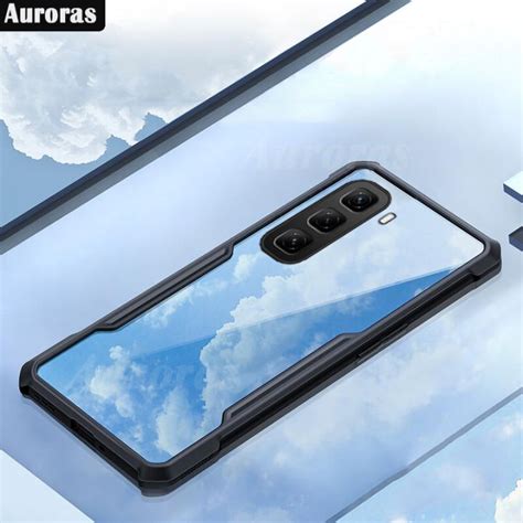 สำหรบ Infinix Hot 50 Pro Plus ซลโคนออนชดเจนเบาะลมเคสโทรศพทโปรงใสกนกระแทกฝาครอบเกราะ