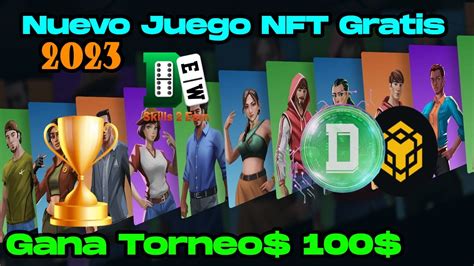 NUEVO Juego NFT Gratis 2023 Sorteos TORNEOS 100 Domino Earning World