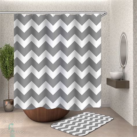 Chevron Shower Curtains