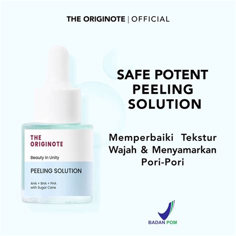 Jual The Originote Peeling Solution 20ml Serum Eksfoliasi Wajah Untuk