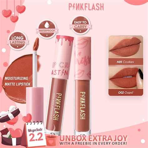 PinkFlash OhMyKiss Matte Lip Cream Tint High Pigment Lip Makeup Liquid