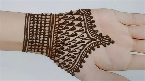 Step By Step Mehendi Unique Mehendi Easy Mehendi Drawing