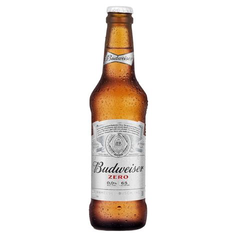 Cerveja Zero Álcool sem Glúten Budweiser Garrafa 330ml Rede Super