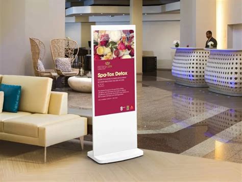 Floor Standing Advertising Kiosk 43 Inch Indoor Totem Touch Screen ODM