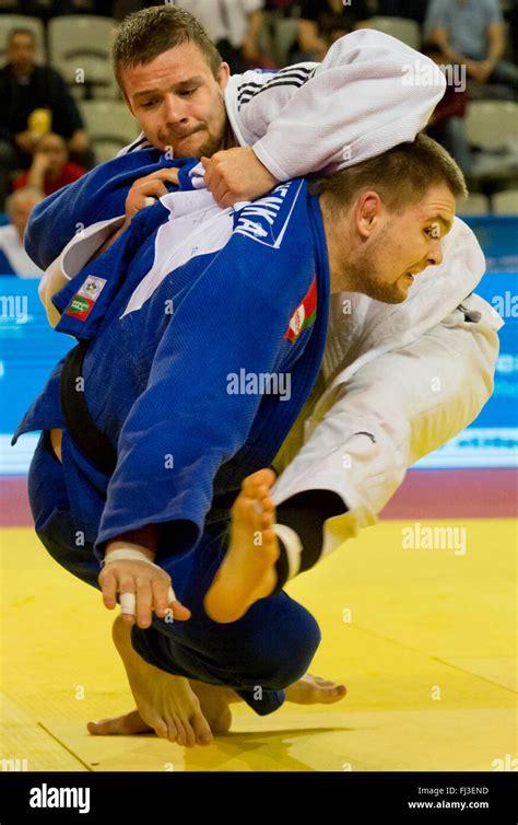 Prague Czech Republic Th Feb Byelorussian Judoka Aliaksandr