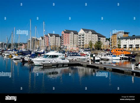 Portishead Marina Somerset England Stock Photo - Alamy