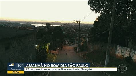 Vídeo 20 Anos De Problemas No Transporte No Extremo Sul Da Capital Bom Dia Sp G1