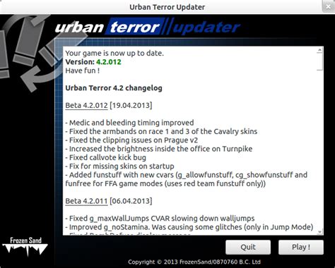 Software Installation How To Install Latest Version Of Urban Terror