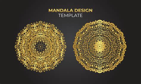 Novo Fundo De Modelo De Design Ornamental De Mandala De Luxo Moderno Na