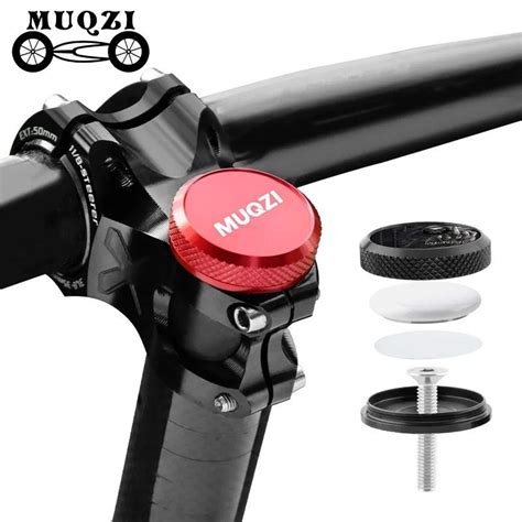 Muqzi Hidden Bicycle Stem Cap Mount For Air Tag Bike Headset Top Cap