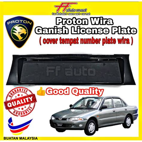 PROTON WIRA SEDAN SALOON REAR GARNISH LICENSE PLATE GARNISH NOMBER