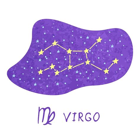 Premium Vector Hand Drawn Virgo Zodiac Sign Esoteric Symbol Doodle