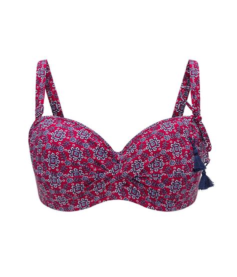 Burgundy Tiffany Beauty Form Sutien Bikini Bichini Costume Baie