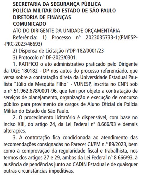 Concurso Pm Sp Oficial Tem Banca Definida Para Novo Edital