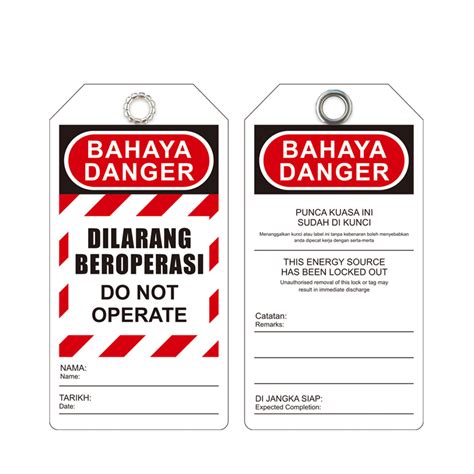 China Lockout Tagout Tags Exporter And Supplier Bozzys