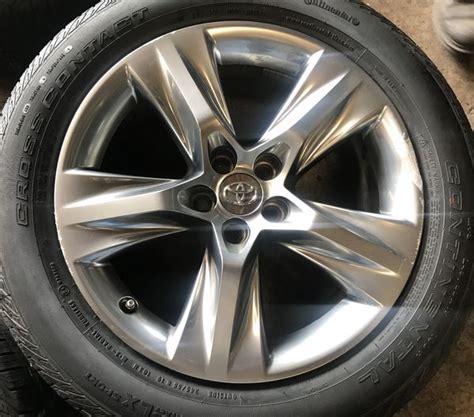 19 Inch Toyota Highlander Limited Factory Chrome Oem Wheels Rims Tires 19 For Sale In Crestwood