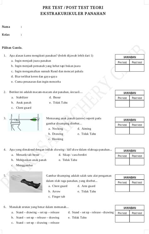 Contoh Pre Test Dan Post Test Dalam Pelatihan Berbagai Contoh Gambaran Porn Sex Picture