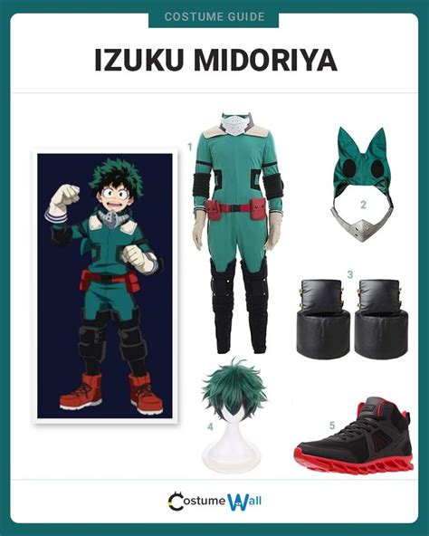 Dress Like Izuku Midoriya Cosplay Costumes Halloween Costume Outfits