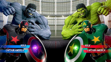 Hulk Captain America Vs Hulk Captain America Very Hard AI