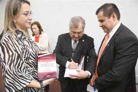 Ministro Jim Nez Rol N Present Su Libro Sobre Derecho Comercial Era