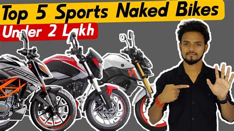Top 5 Sports Naked Bikes Under 2 Lakh 2022 KTM TVS BAJAJ HERO YAMAHA YouTube