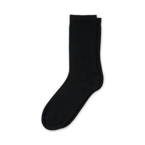 Dr Scholls Diabetic And Circulatory Crew Socks Black Size Womens Ml