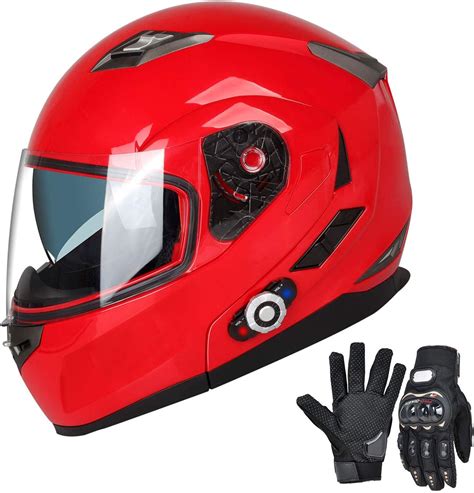 Dot Approved Helmet Built In Mp3 Fm Radio Integrated Intercom