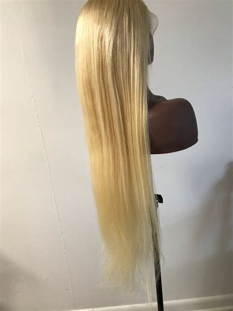 Platinum Blonde Full Lace Wig 613 Color Wig Luxury Wig Alopecia