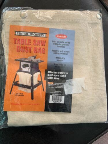 Table Saw Dust Collector Bag for Stands, Skil,Craftsman,Makita FREE ...