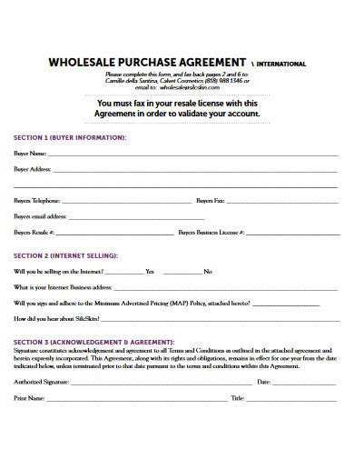 Retailer Agreement Template Prntbl Concejomunicipaldechinu Gov Co