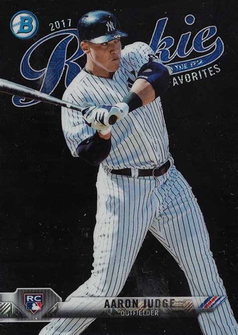 2017 Bowman Mega Box Chrome Rookie Of The Year Favorites Aaron Judge