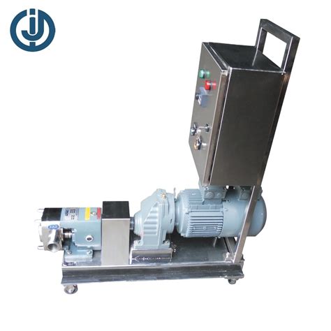 SS316L Stainless Steel Food Grade Union Connection 22kw Lobe Pump For