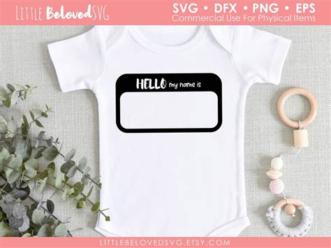 Hello My Name Is Svg Baby Sayings Svg Baby Quotes Svg Funny Etsy