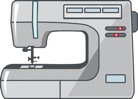 Premium Vector Sewing Machine Icon In Flat Style Vector Illustration